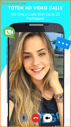 Totok Free Voice Video Calls - Chat Guide Tips screenshot