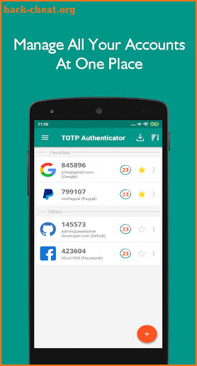 TOTP Authenticator – 2FA with Backup & Restore screenshot