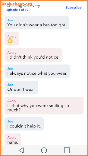 Touch Free Chat Stories screenshot