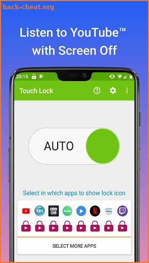 Touch Lock for YouTube - Video Screen Touch Locker screenshot