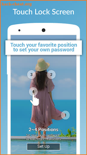 Touch Lock Screen - Touch Photo Position Password screenshot