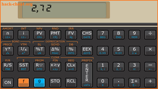 Touch RPN Calculator screenshot