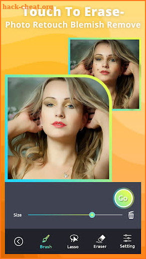 Touch To Erase - Photo Retouch Blemish Remove screenshot