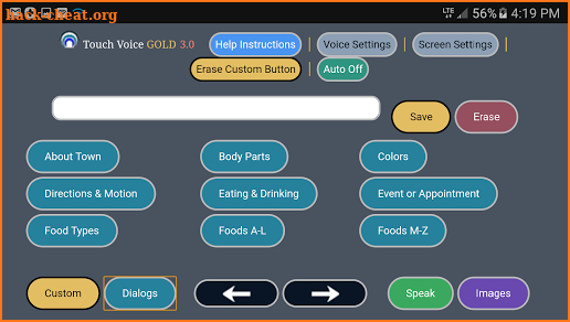 Touch Voice Gold screenshot