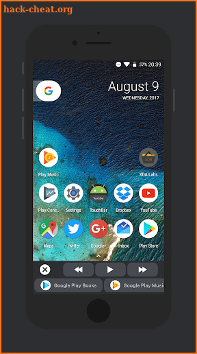 TouchBar for Android screenshot