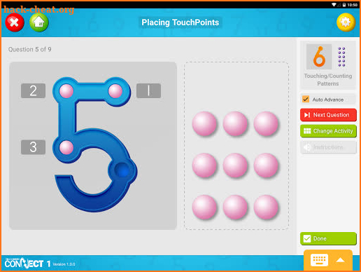 TouchMath Connect 1 screenshot