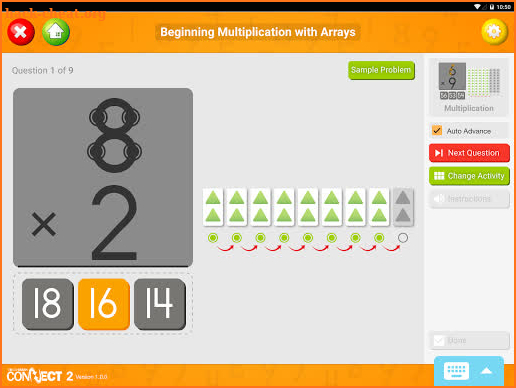 TouchMath Connect 2 screenshot