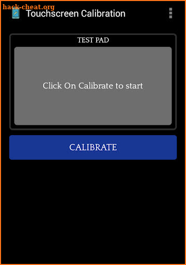Touchscreen Calibration screenshot
