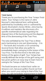 Tour Tempo Golf - Total Game screenshot