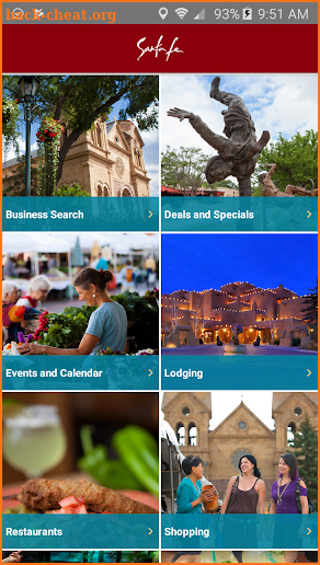 TOURISM Santa Fe screenshot