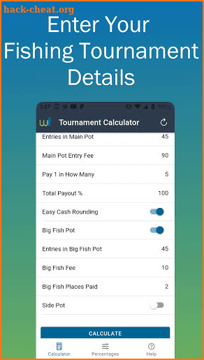Tournament Calc screenshot
