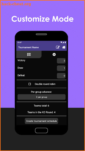Tournament Competition Manager screenshot