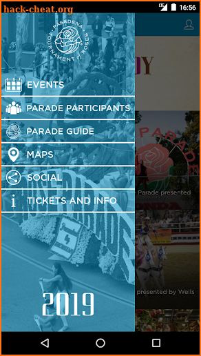 Tournament of Roses Event App screenshot
