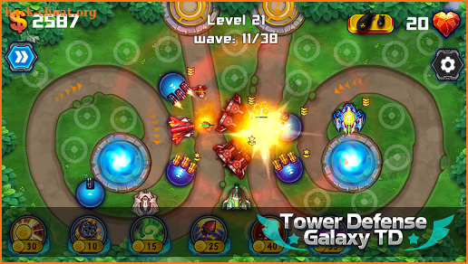 Tower Defense: Galaxy TD screenshot