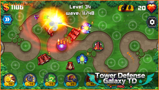 Tower Defense: Galaxy TD Pro screenshot