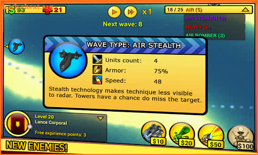 tower defense Line screenshot