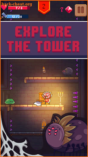 Tower Hero - One life adventure screenshot