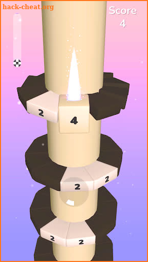 Tower jump 2048 screenshot