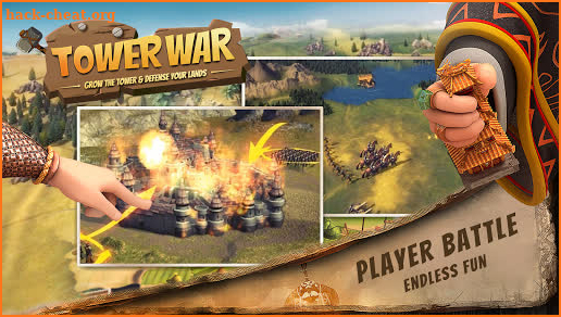 Tower War - Grow the tower & Defense your lands screenshot