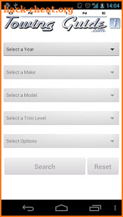 Towing Capacities App screenshot