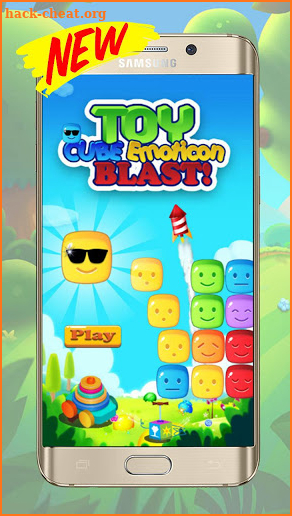 Toy Cube Emoticon Blast screenshot