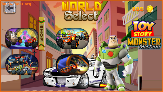 Toy Story Buzz Lightyear and The monster machines screenshot