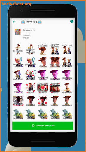 Toy Story Stickers for WhatsApp screenshot