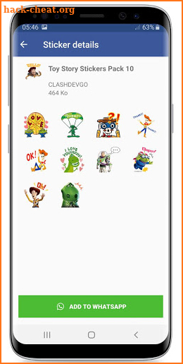 Toy Story Stickers ! WAStickerApps for Whatsapp screenshot