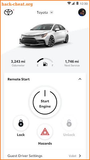 Toyota screenshot