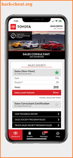 Toyota Dealership Recognition screenshot
