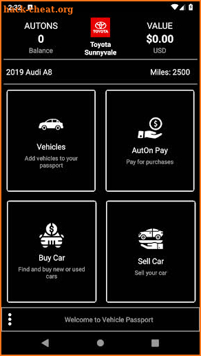 Toyota Sunnyvale - Vehicle Passport screenshot