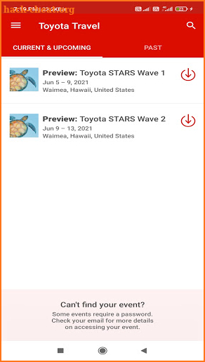 Toyota Travel screenshot