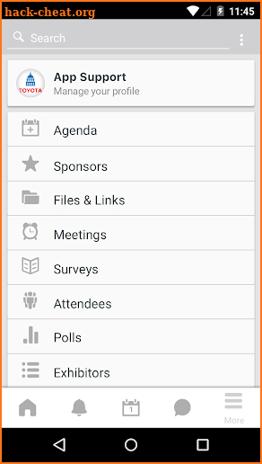 Toyota Washington Briefing Conference App screenshot