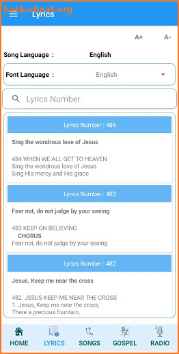 TPM Songs & Lyrics screenshot