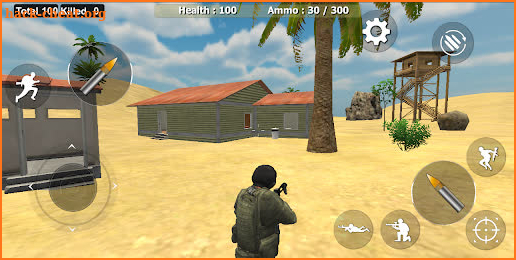 TPS Battleground Ops Survival Shooting game 2021 screenshot