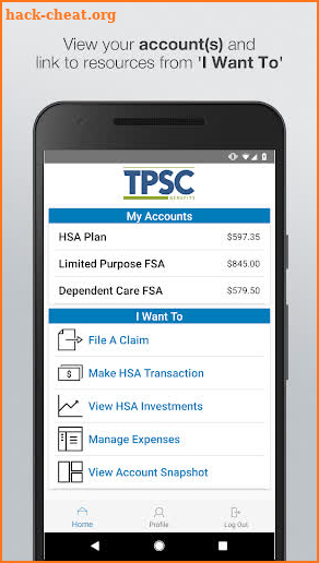 TPSC EzPay Platform screenshot