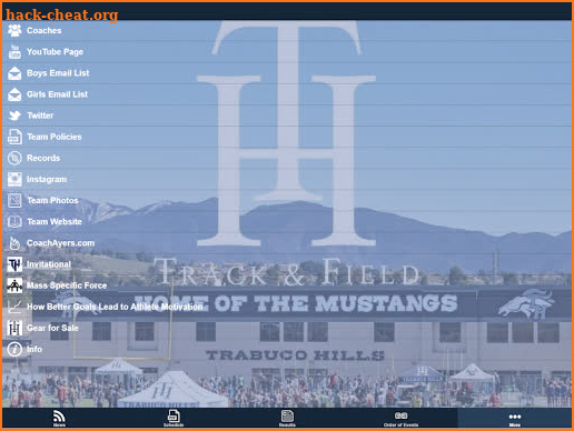 Trabuco Track screenshot