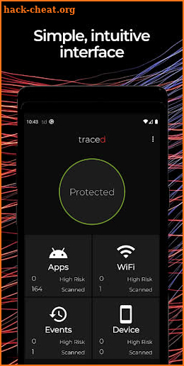Traced Mobile Security screenshot