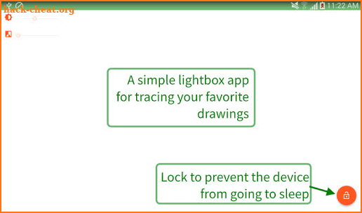 Tracer!  Lightbox tracing app screenshot