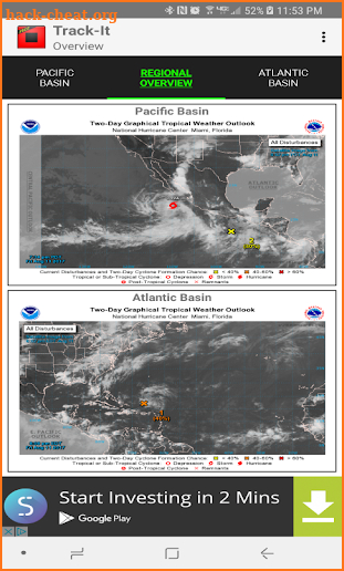 Track-It for Hurricanes screenshot