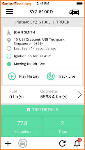 Track my Vehicle screenshot