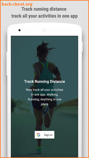 Track Running Distance screenshot