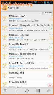 TrackChecker Mobile screenshot