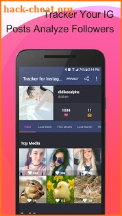 Tracker for Instagram Likes & Followers screenshot
