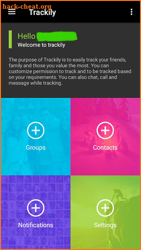 Trackily: GPS Based Tracking of Family & Friends screenshot