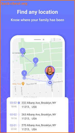 TrackMobi - Family's GPS Phone Tracker screenshot