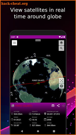 TrackSat - Satellite tracker screenshot