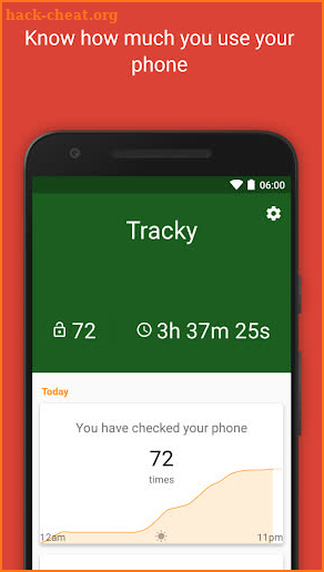 Tracky - A Digital Wellbeing Helper screenshot