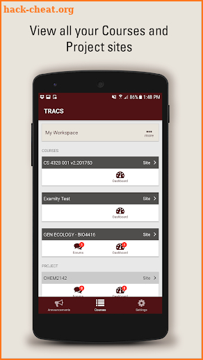 TRACS Mobile screenshot