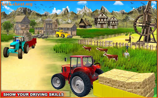 Tractor Driving Farming Games screenshot